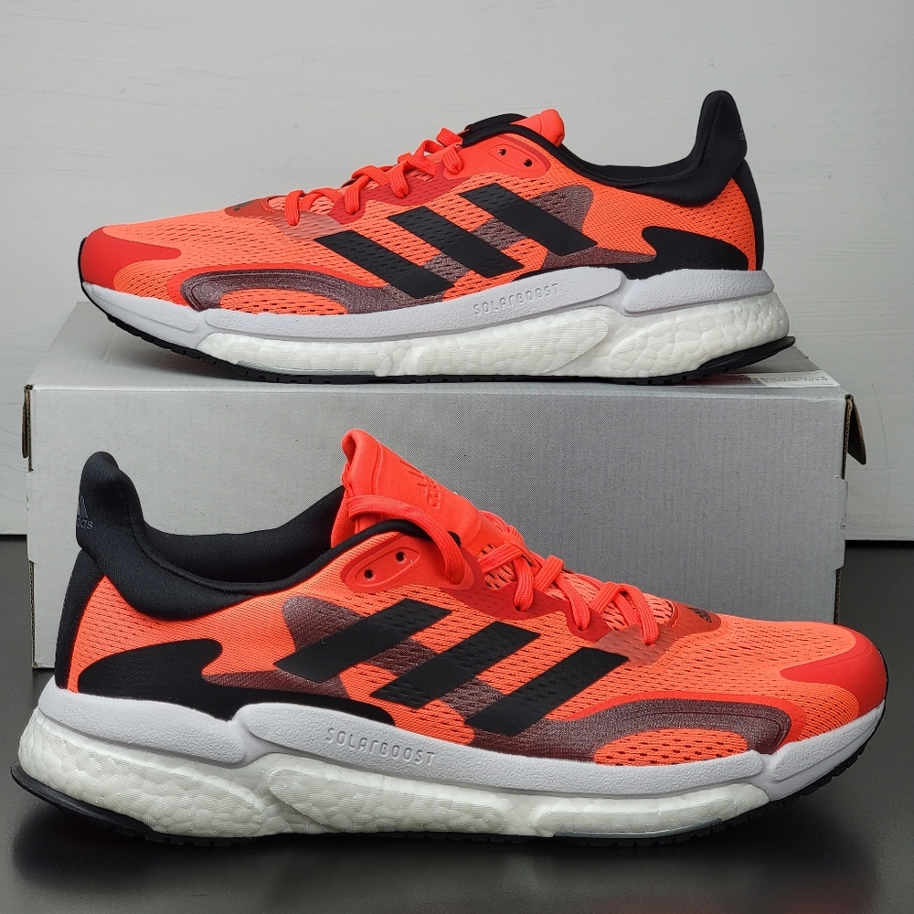 Adidas Originals Solar Boost 3 Sneakers Solar Red Black Men's Running Shoes